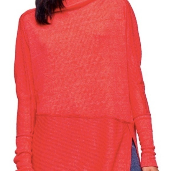 Free people ribbed oversized tunic top size Small - Picture 8 of 8